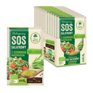 Sos sałatkowy z czosnkiem niedźwiedzim EKO 15x10g