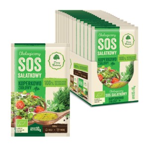 Sos sałatkowy koperkowo-ziołowy EKO 15x10g