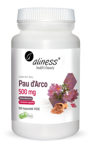 Pau d'Arco 500mg, 100 kapsułek, Aliness