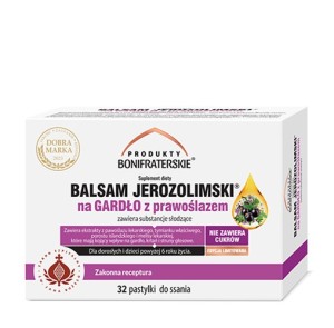 Balsam jerozolimski z prawoślazem 32 pastylki