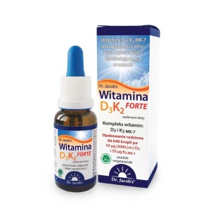 Witamina D3 K2 FORTE, Dr Jacob's