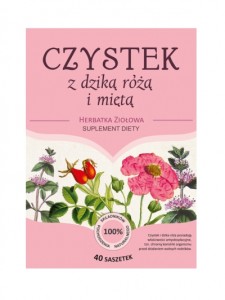Czystek z dziką różą i miętą 40sasz., Herbarium