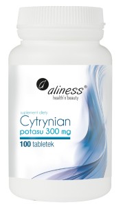 Cytrynian potasu 300mg, 100 tabl., Aliness