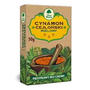 Cynamon cejloński mielony 50g, Dary Natury