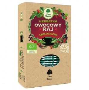 Herbatka owocowy raj EKO 25x2,5g, Dary Natury