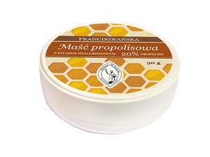 Maść propolisowa 20% z kwasem hialuronowym, Herb.
