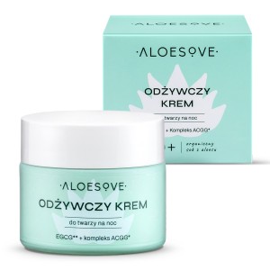 Odżywczy krem do twarzy na noc, Aloesove